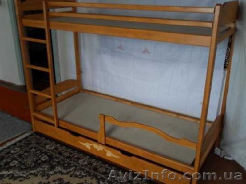 Двухярусная кровать деревьянная новая . - <ro>Изображение</ro><ru>Изображение</ru> #2, <ru>Объявление</ru> #544658