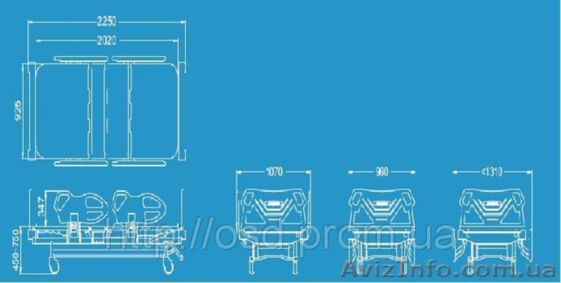 Кровать медицинская рентгенпрозрачная ES-96HDS - <ro>Изображение</ro><ru>Изображение</ru> #2, <ru>Объявление</ru> #674998