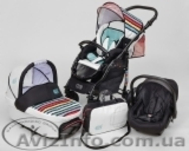 2 в 1 Коляска Dada Paradiso Group ﻿Etno Black - <ro>Изображение</ro><ru>Изображение</ru> #1, <ru>Объявление</ru> #735069