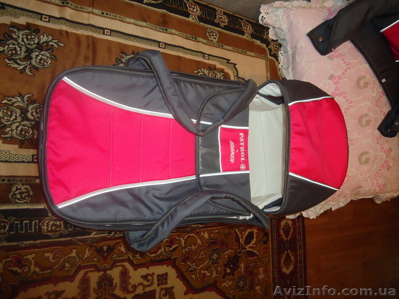 коляска-трансформер малиново-серая - <ro>Изображение</ro><ru>Изображение</ru> #3, <ru>Объявление</ru> #840515