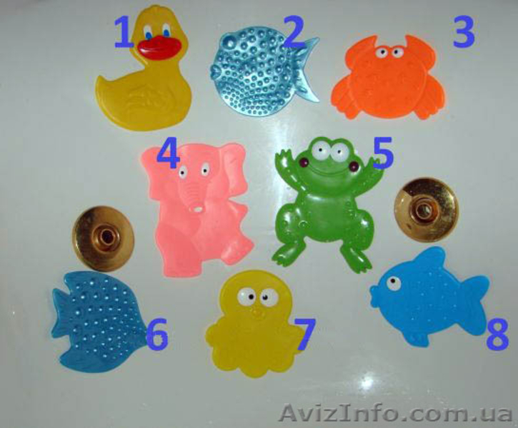 Антискользящие мини-коврики на присосках в ванную комнату - <ro>Изображение</ro><ru>Изображение</ru> #2, <ru>Объявление</ru> #837262