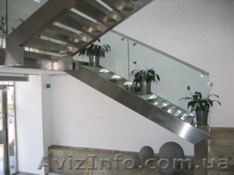Лестницы и ограждения из нержавеющей стали и закаленного стекла. - <ro>Изображение</ro><ru>Изображение</ru> #1, <ru>Объявление</ru> #857358