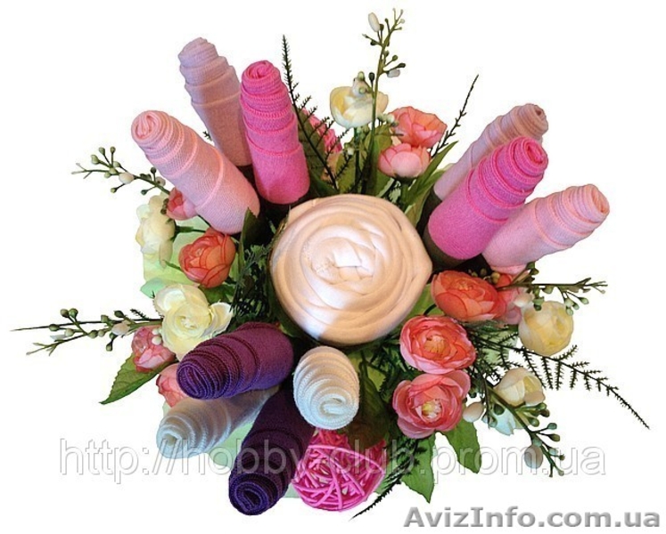 Букет из одежды. Мастер-класс.  - <ro>Изображение</ro><ru>Изображение</ru> #1, <ru>Объявление</ru> #853479