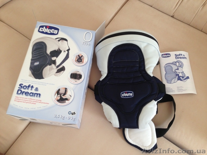 Продам рюкзак-кенгуру Chicco Soft & Dream - <ro>Изображение</ro><ru>Изображение</ru> #1, <ru>Объявление</ru> #861557