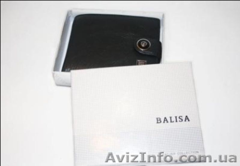 Мужской чёрный кожаный кошелёк - <ro>Изображение</ro><ru>Изображение</ru> #1, <ru>Объявление</ru> #853570