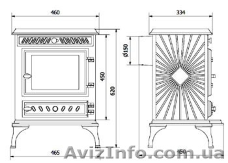 Печь - камин Kaw-Met P3 - <ro>Изображение</ro><ru>Изображение</ru> #1, <ru>Объявление</ru> #904401