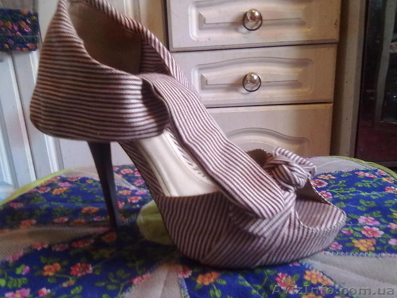 Туфли,каблук 12 сантиметров.тканевые. - <ro>Изображение</ro><ru>Изображение</ru> #2, <ru>Объявление</ru> #951321
