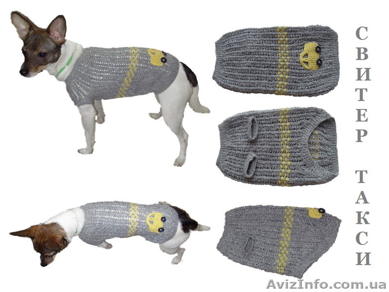 Одежда животным свитер Такси - <ro>Изображение</ro><ru>Изображение</ru> #6, <ru>Объявление</ru> #915563