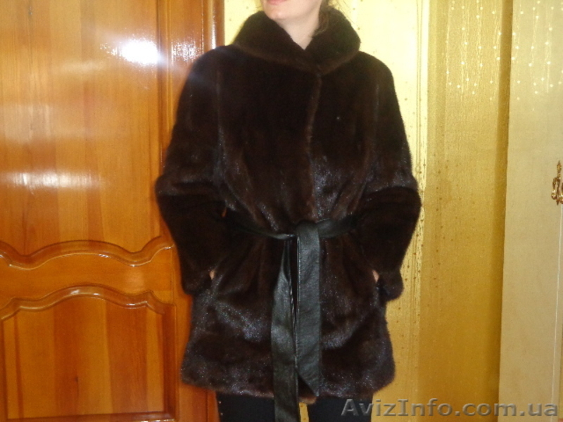 коричневый норковый п/шубок - <ro>Изображение</ro><ru>Изображение</ru> #1, <ru>Объявление</ru> #961850