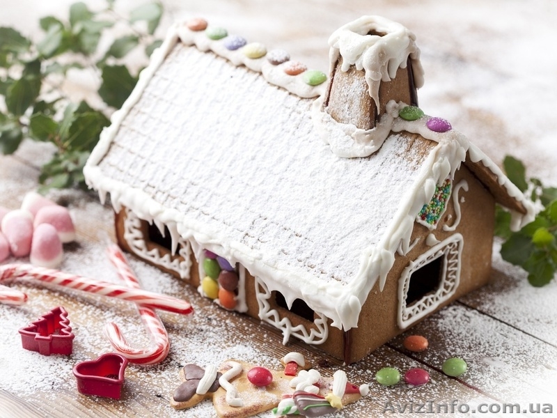 Пряничный домик в подарок на Новый год или Рождество партнерам,коллегам,друзьям - <ro>Изображение</ro><ru>Изображение</ru> #1, <ru>Объявление</ru> #976007