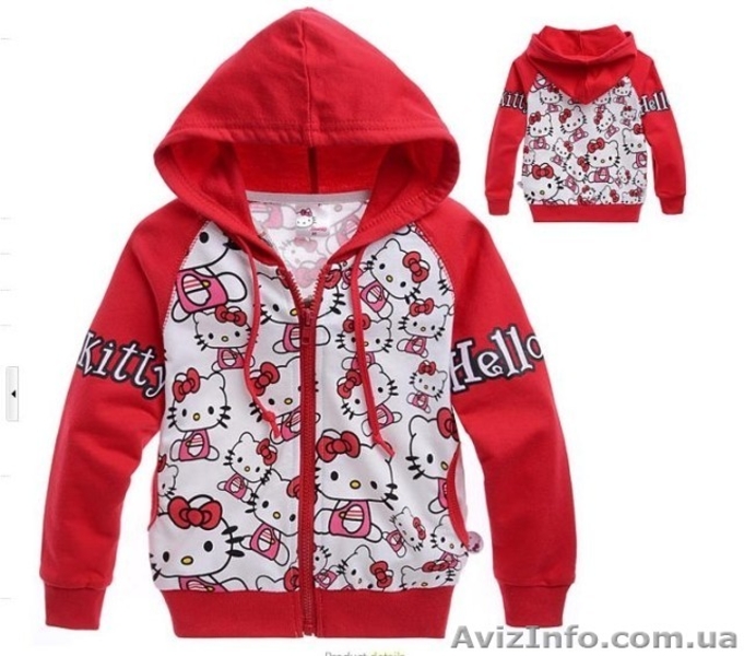 Детская кофта от бренда Hello Kitty для девочек - <ro>Изображение</ro><ru>Изображение</ru> #1, <ru>Объявление</ru> #975747