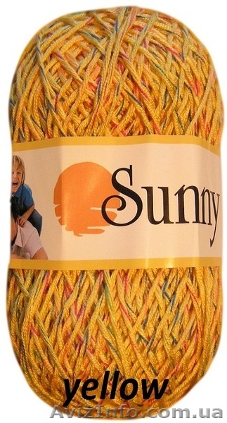 Пряжа Sunny меланж для вязания летних нарядов - <ro>Изображение</ro><ru>Изображение</ru> #1, <ru>Объявление</ru> #908143