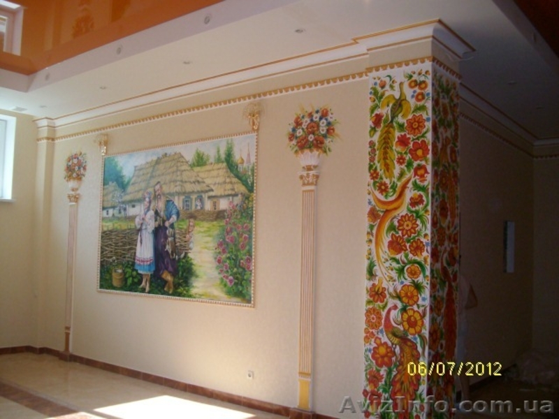 Элитная художественная роспись стен - <ro>Изображение</ro><ru>Изображение</ru> #2, <ru>Объявление</ru> #1019064