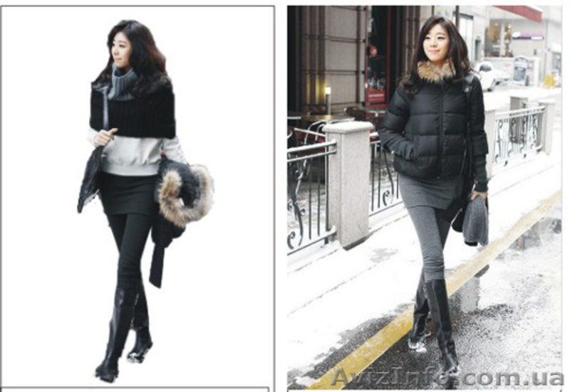 Теплые леггинсы с юбкой (серые, чёрные). Леггинсы-Юбка 2014! - <ro>Изображение</ro><ru>Изображение</ru> #2, <ru>Объявление</ru> #1034325