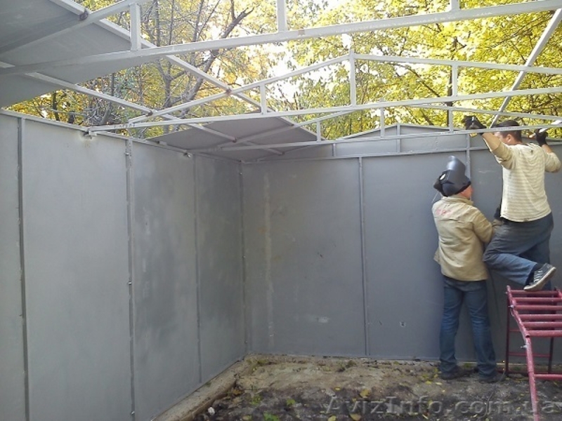 Продам Надёжный металлический гараж на прочьной каркасной основе - <ro>Изображение</ro><ru>Изображение</ru> #1, <ru>Объявление</ru> #1046871