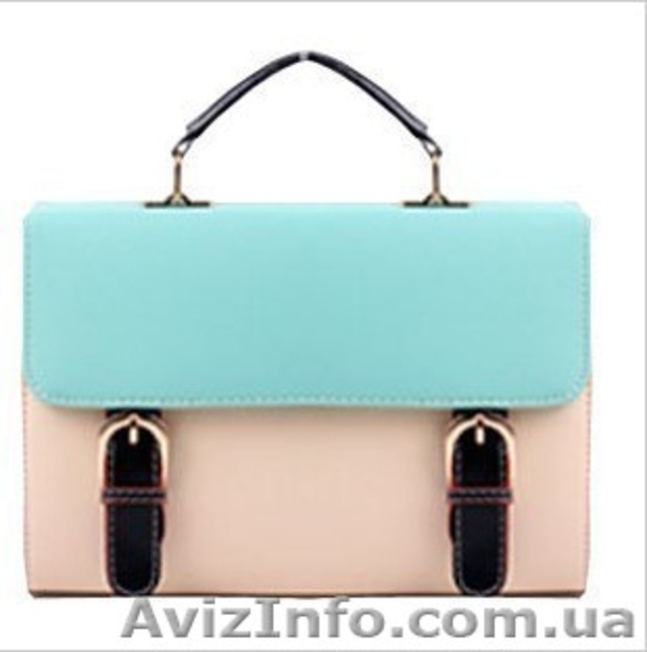 Женская сумка-портфель на ремне в 5-ти карамельных тонах. Актуальный  ретро-стил - <ro>Изображение</ro><ru>Изображение</ru> #2, <ru>Объявление</ru> #1034335