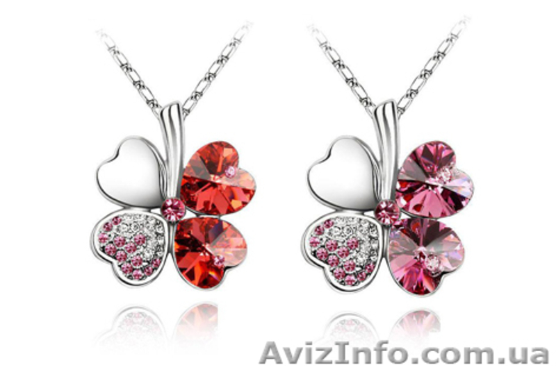  Кулон  "Клевер" в 7- ми  цветовых вариантах. - <ro>Изображение</ro><ru>Изображение</ru> #2, <ru>Объявление</ru> #1062678