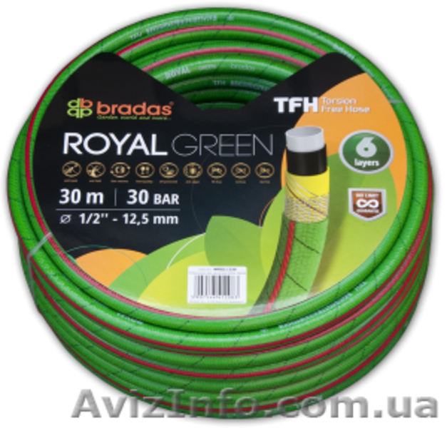 Оптом Шланг поливочный Bradas Royal Green и Royal Gold. - <ro>Изображение</ro><ru>Изображение</ru> #3, <ru>Объявление</ru> #1055688