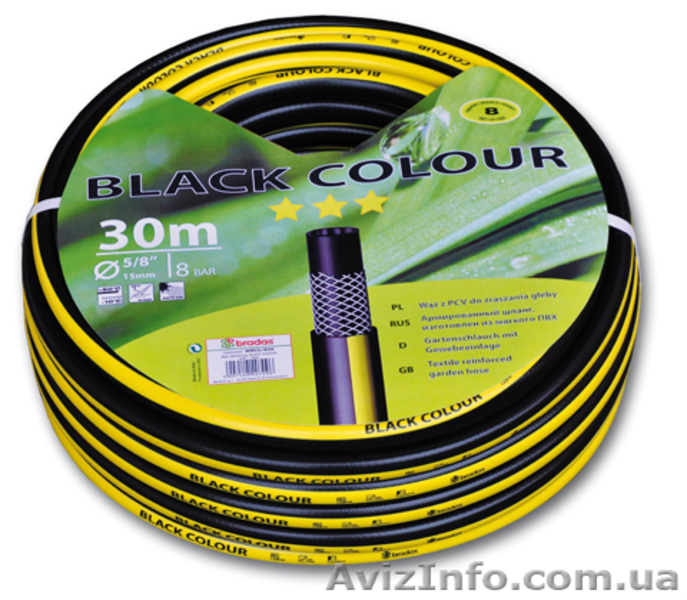 Оптом Шланг поливочный Black Colour Bradas. - <ro>Изображение</ro><ru>Изображение</ru> #1, <ru>Объявление</ru> #1055625