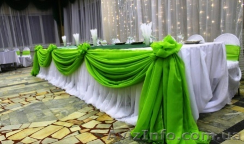 драпировка свадебного зала тканью, цветы из воздушных шаров - <ro>Изображение</ro><ru>Изображение</ru> #1, <ru>Объявление</ru> #1061697