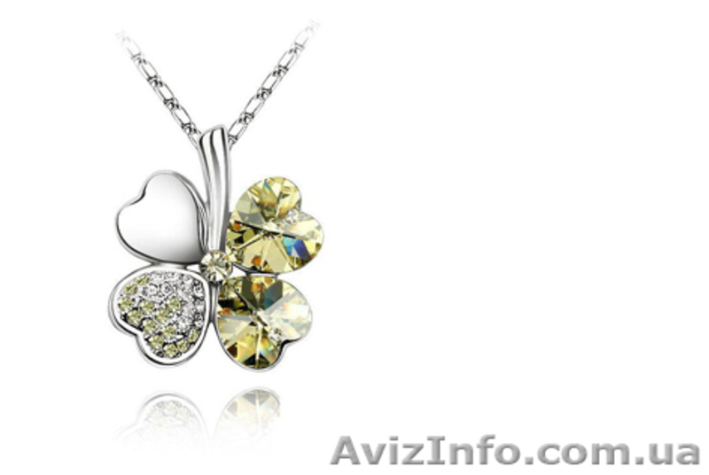  Кулон  "Клевер" в 7- ми  цветовых вариантах. - <ro>Изображение</ro><ru>Изображение</ru> #4, <ru>Объявление</ru> #1062678