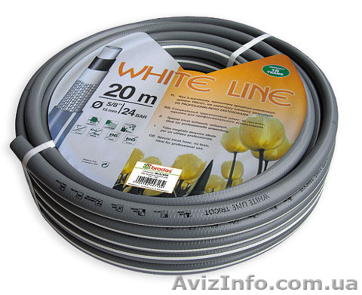 Оптом Шланг поливочный Bradas Tricot White Line. - <ro>Изображение</ro><ru>Изображение</ru> #1, <ru>Объявление</ru> #1055699