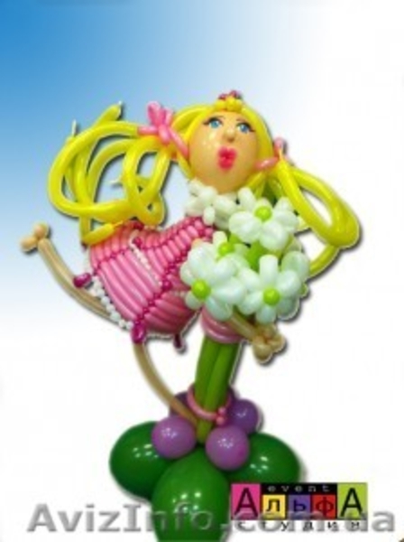 Шарики с гелием, фигуры из шаров - <ro>Изображение</ro><ru>Изображение</ru> #2, <ru>Объявление</ru> #1075411