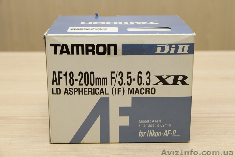 Продается объектив Tamron 18-200 - <ro>Изображение</ro><ru>Изображение</ru> #1, <ru>Объявление</ru> #1075487