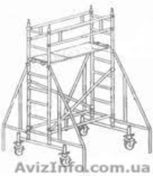 Передвижные вышки-туры на колесах высотой до 17,3м - <ro>Изображение</ro><ru>Изображение</ru> #3, <ru>Объявление</ru> #1071878