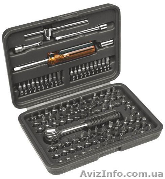 Набор насадок и принадлежностей, отвертка, вороток, 101шт, Topex 39D359 - <ro>Изображение</ro><ru>Изображение</ru> #1, <ru>Объявление</ru> #1319452
