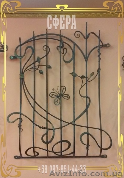 Металлические оконные решетки, изготовление и установка решеток. - <ro>Изображение</ro><ru>Изображение</ru> #3, <ru>Объявление</ru> #865560