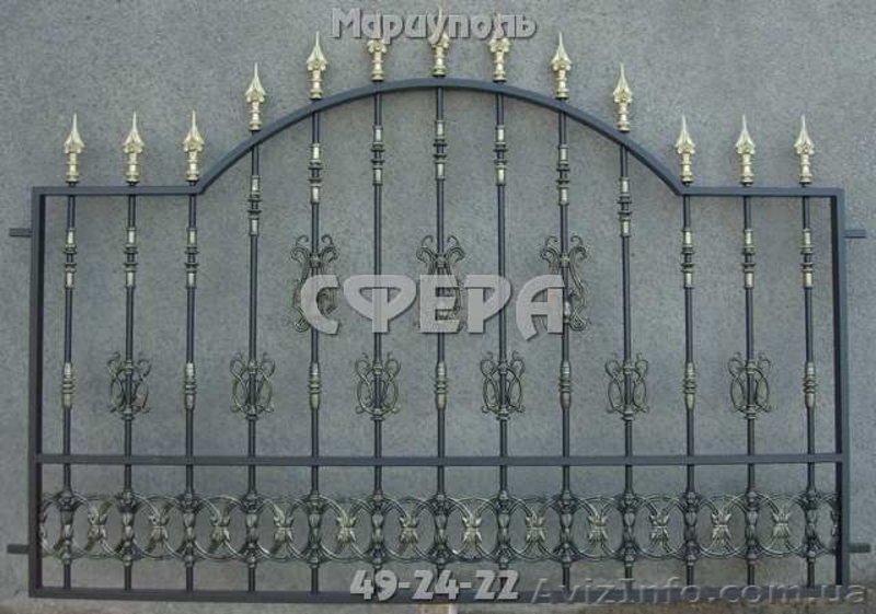 Заборы, ограждения, от производителя под заказ, художественная ковка. - <ro>Изображение</ro><ru>Изображение</ru> #1, <ru>Объявление</ru> #964994