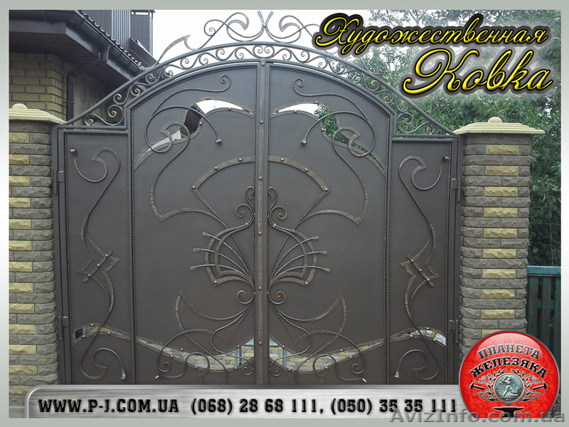 Ворота филенчатые «шоколадка» под заказ. - <ro>Изображение</ro><ru>Изображение</ru> #5, <ru>Объявление</ru> #1037246