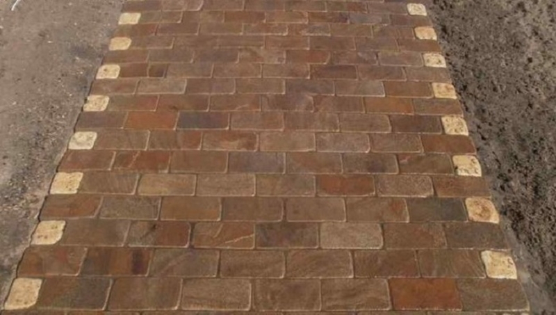 окатанная брусчатка из песчаника природного   - <ro>Изображение</ro><ru>Изображение</ru> #3, <ru>Объявление</ru> #1645101