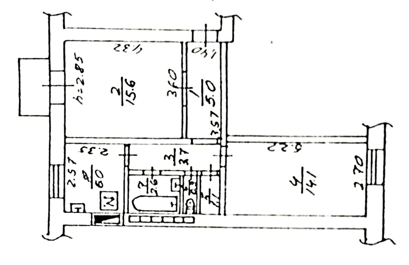Продам недорого 2-комнатную квартиру, Пролетарский район  - <ro>Изображение</ro><ru>Изображение</ru> #6, <ru>Объявление</ru> #1704878